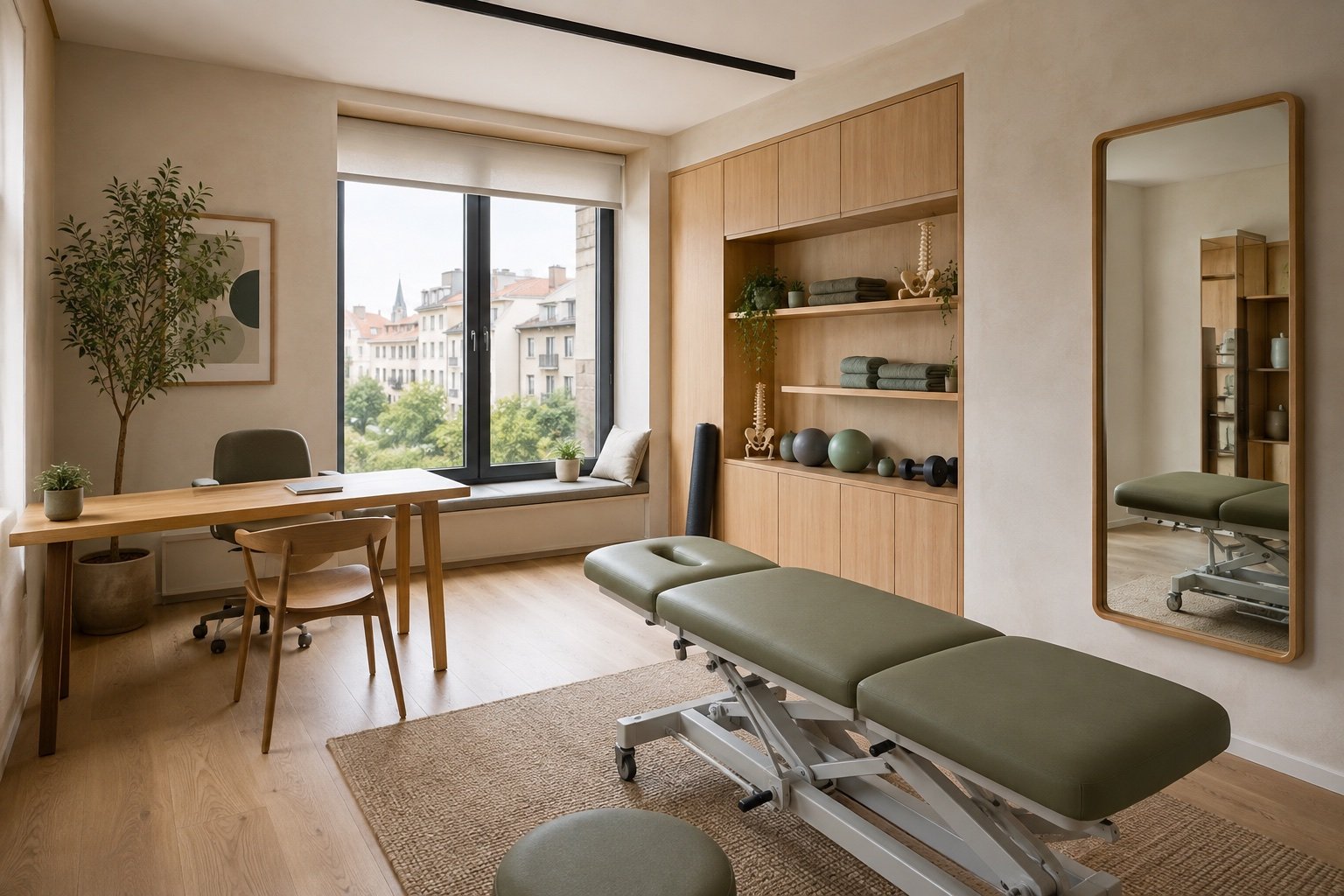Salus Fizyoterapi klinik alanı